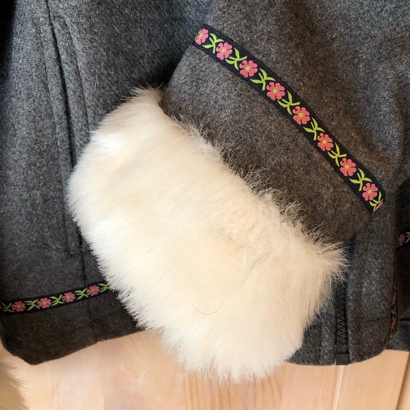 NWOT Girl Star wool blend jacket. - Picture 8 of 11